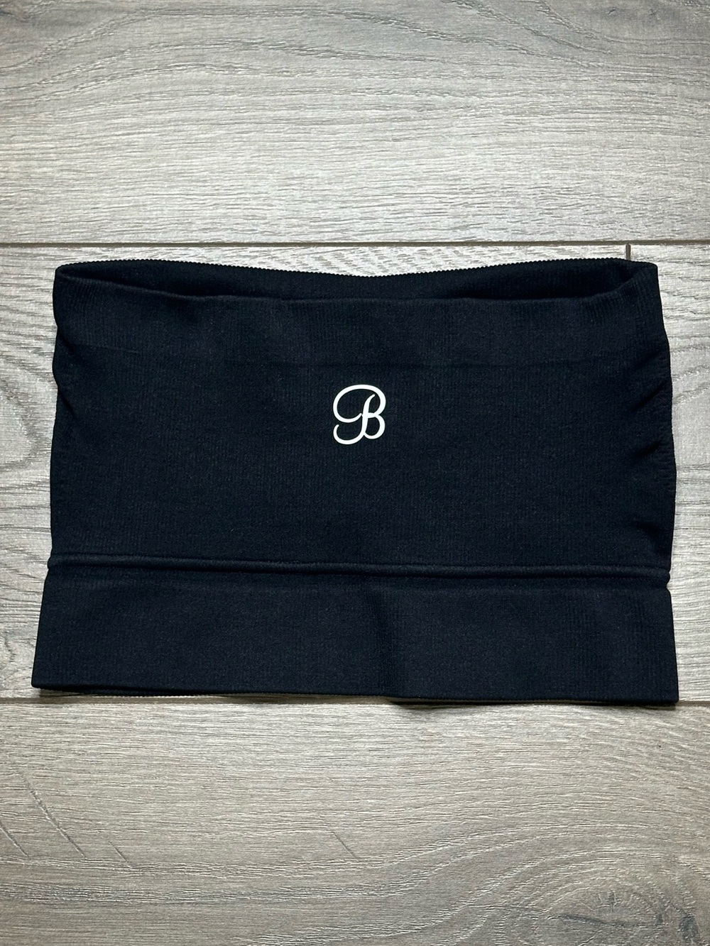 Bombshell Sportswear Bandeau Seamless Padded Sports Bra Black Size XS/S